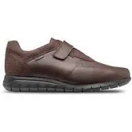 Chaussure orthopédique homme brune pour confort, maintien du pied et stabilité