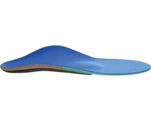 Semelle orthopédique multisport bleue pour soutien du pied et confort