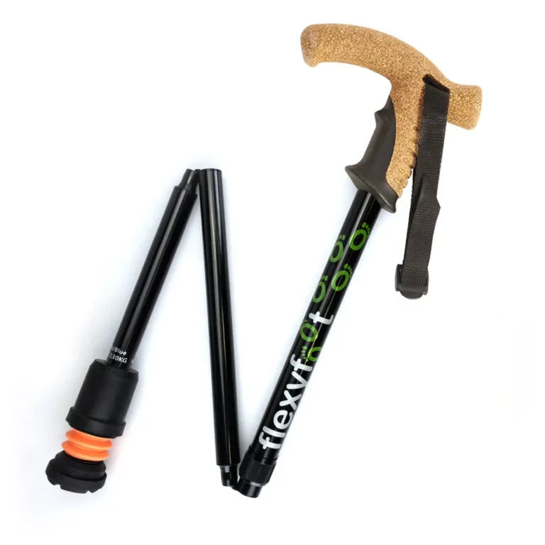 Canne de marche pliante Flexyfoot facile à ranger avec poignée ergonomique