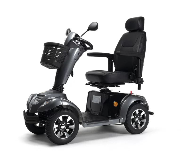 Scooter de mobilité électrique Carpo 4D gris pour déplacements et autonomie au quotidien