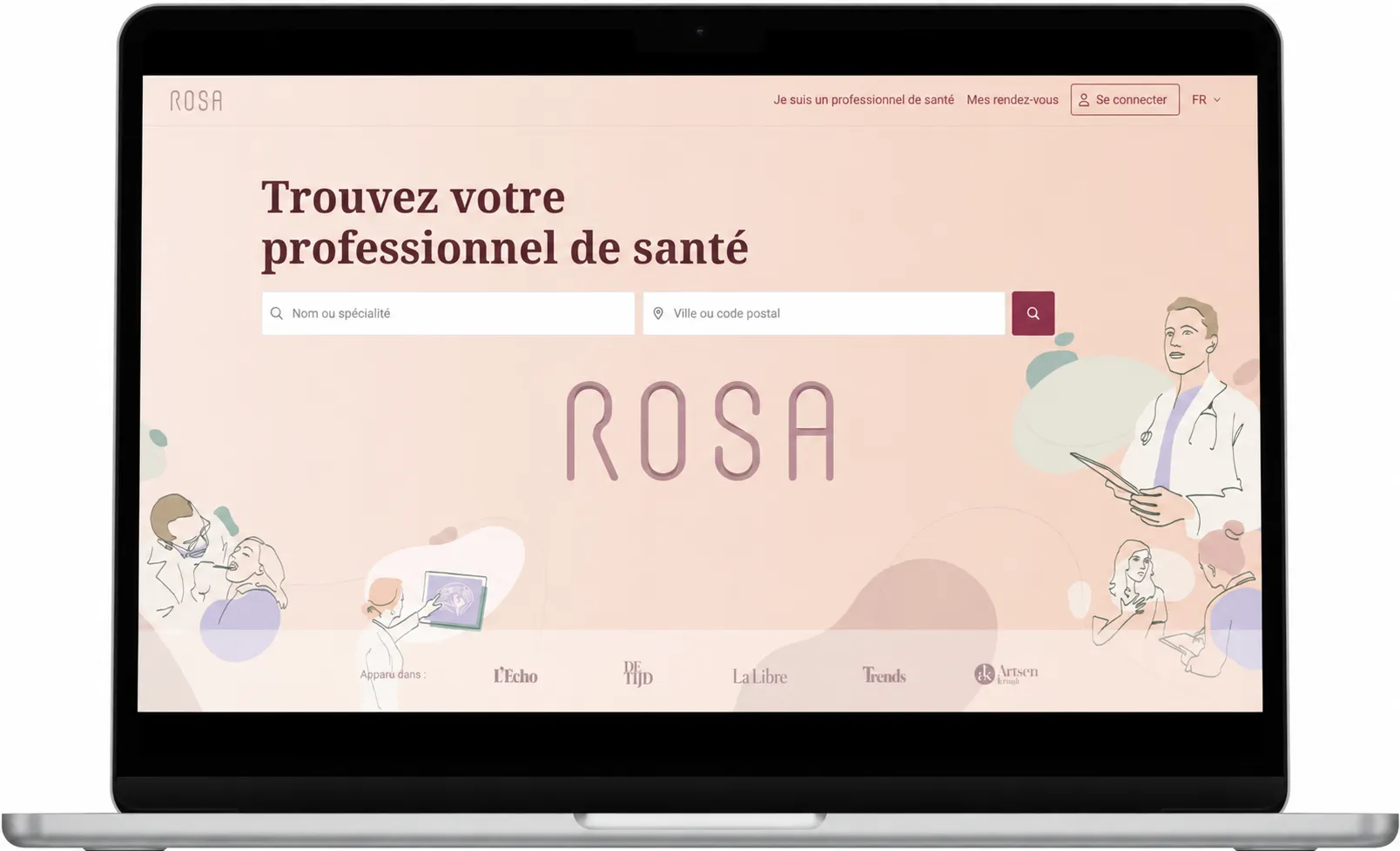Prise de rendez-vous en ligne via la plateforme Rosa