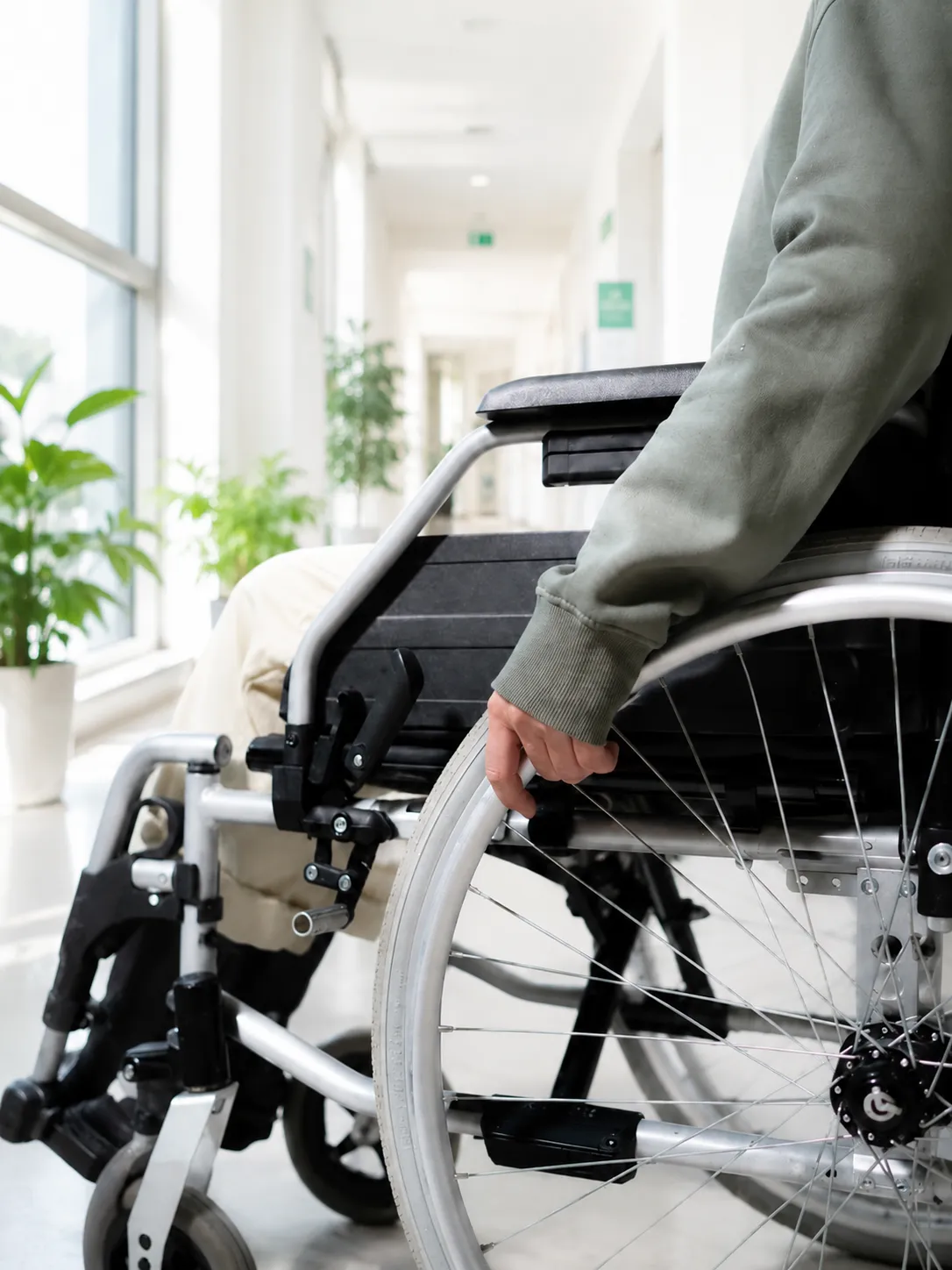 Fauteuil roulant manuel pliant pour mobilité et déplacements au quotidien