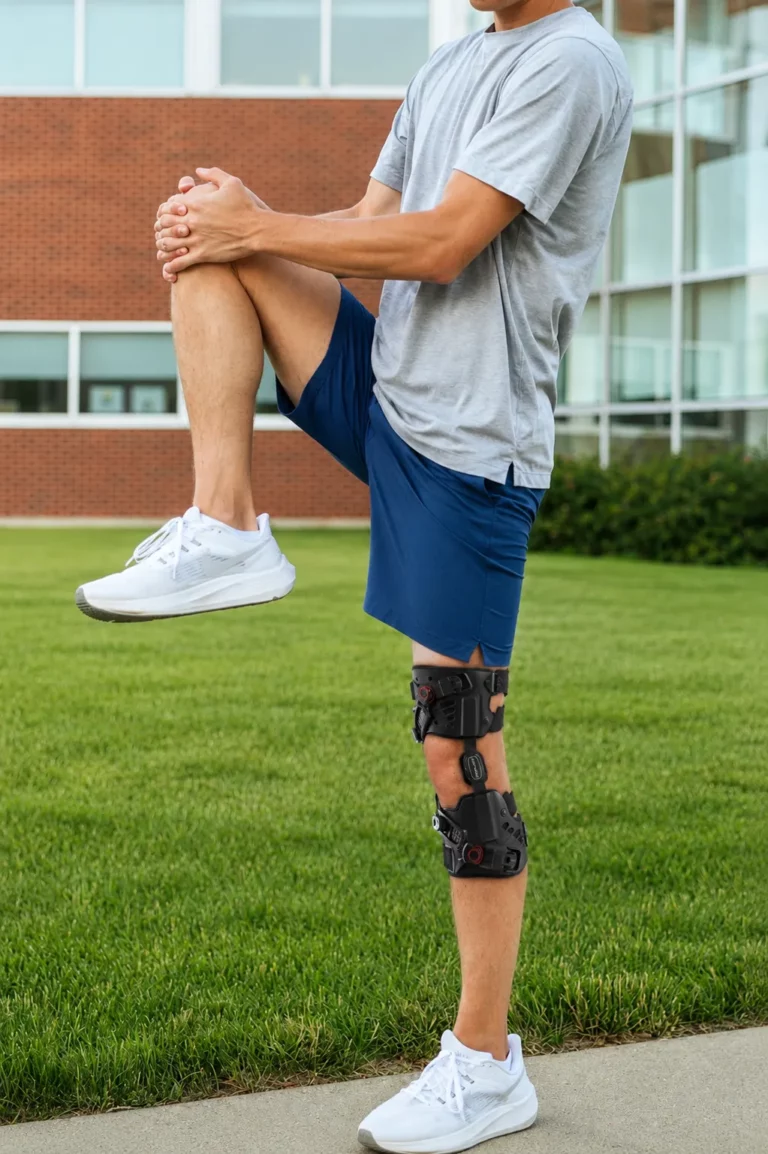 Orthèse de genou articulée BOA pour maintien et stabilisation du genou