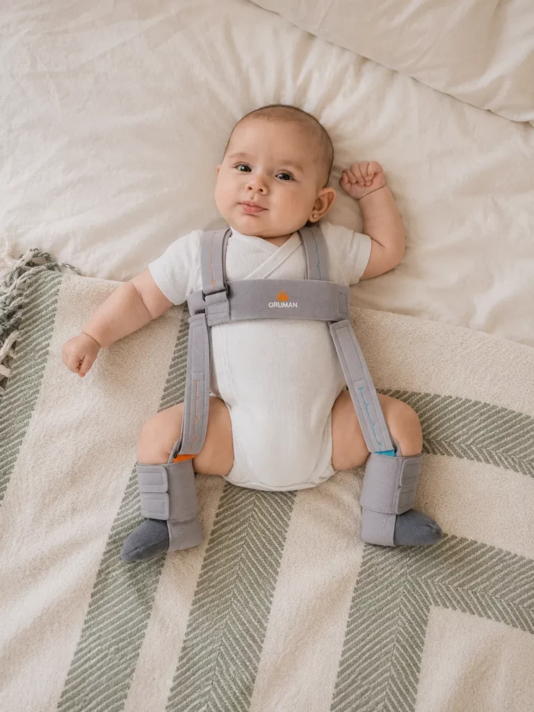 Porte-bébé orthopédique pour maintien des hanches du nourrisson