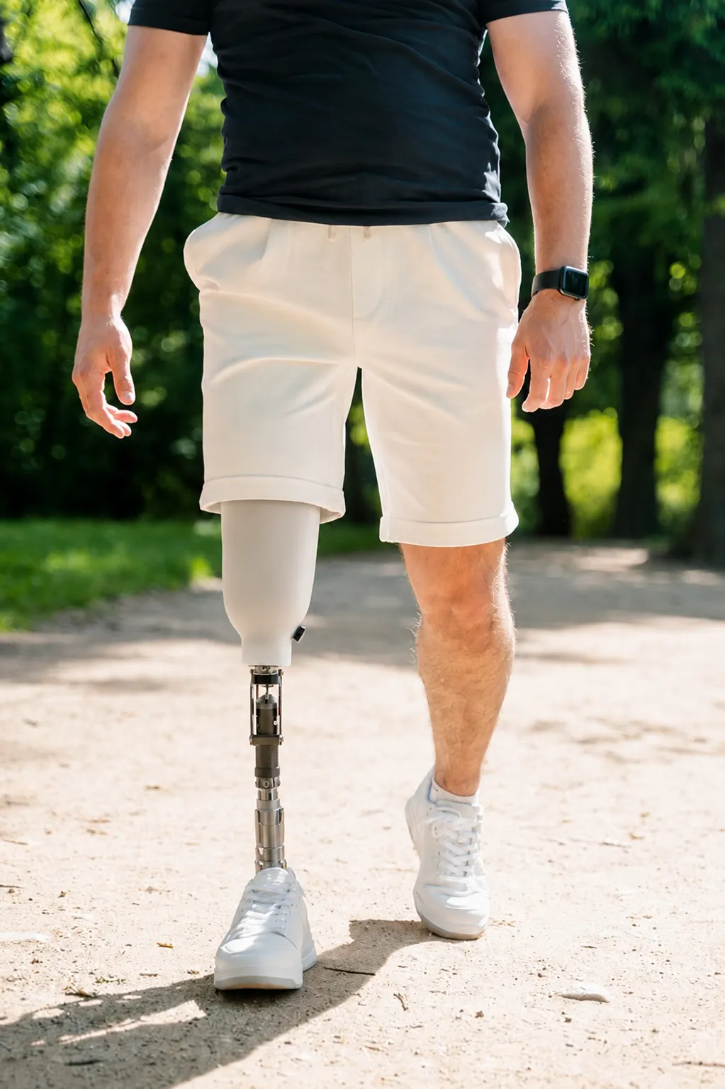 Prothèse de membre inférieur sur mesure pour accompagner la marche et la mobilité